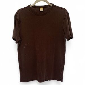 ONNO Brown Short Sleeve Organic Tee Shirt Size Medium